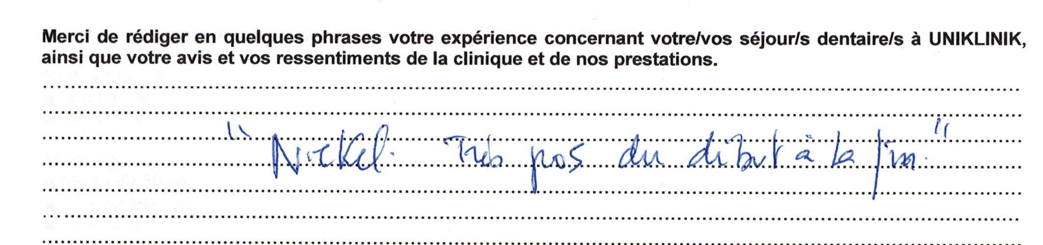Témoignage Clinique Dentaire Hongrie